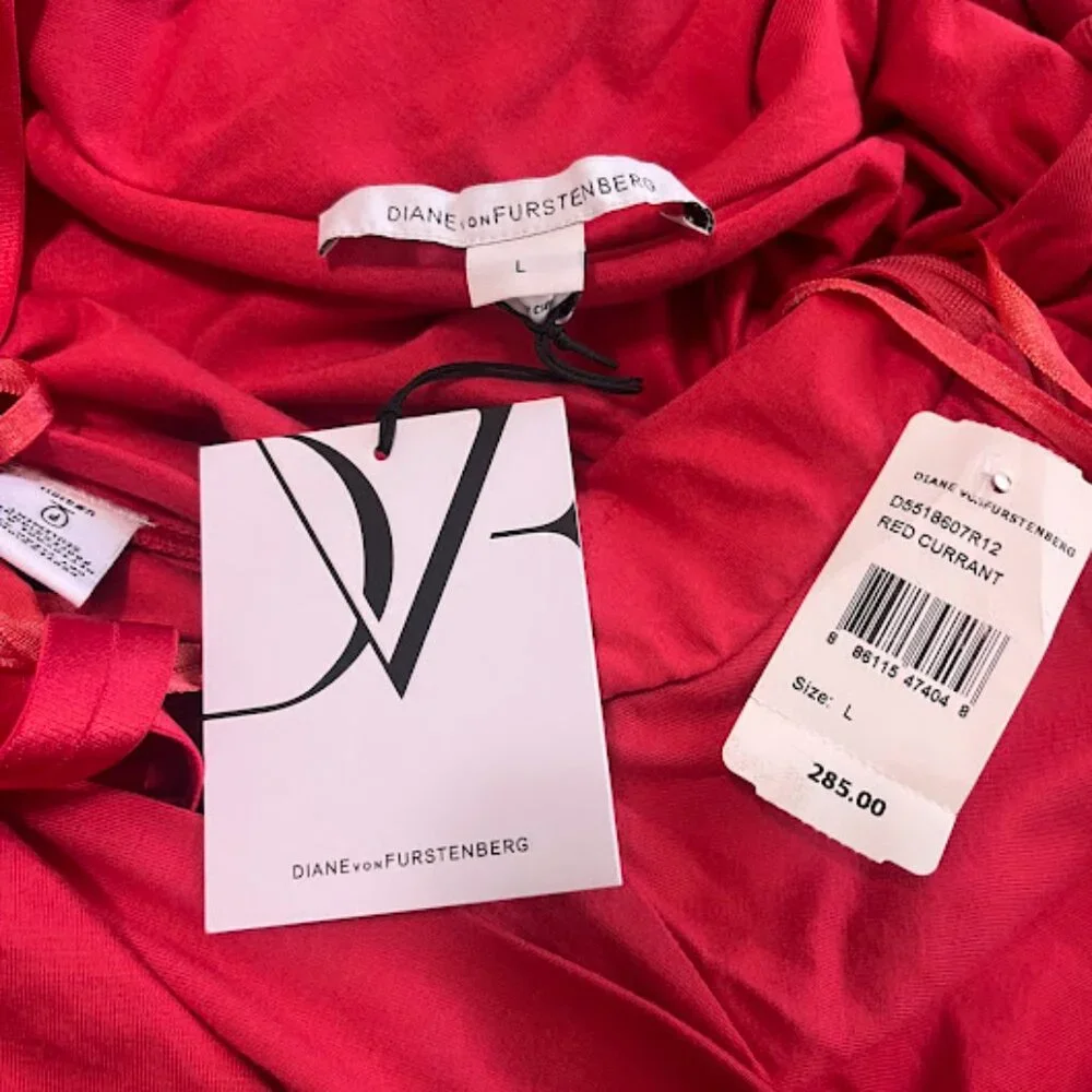 Diane von Furstenberg Parker Jersey Dress Large - Picture 5 of 5